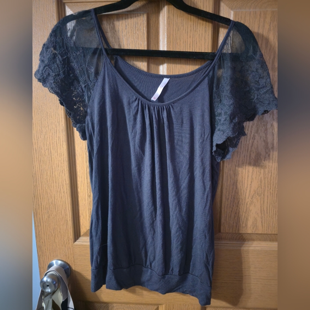 Rue21 Charcoal Blouse